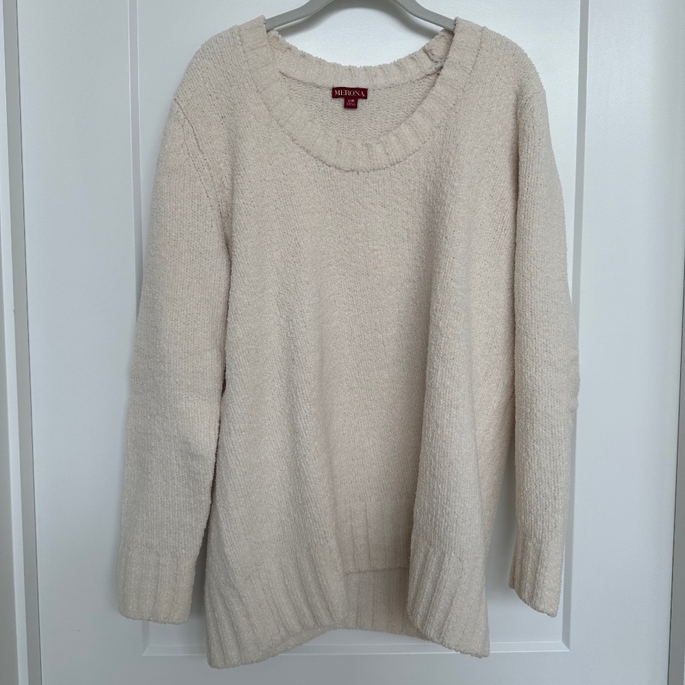 Merona Women's Crewneck Relaxed Teddy Sweater
